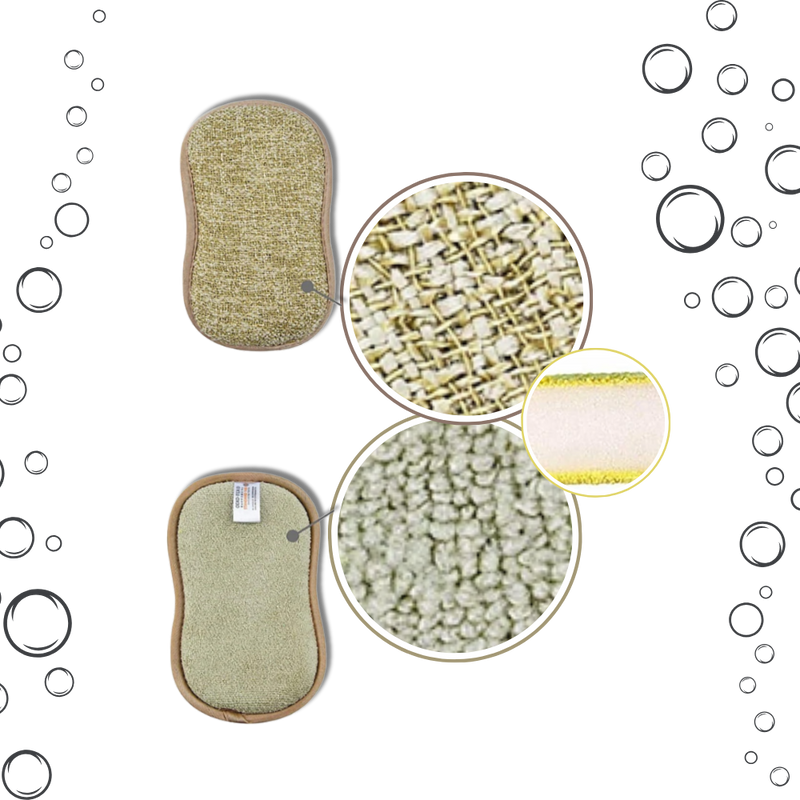 Éponge à vaisselle durable et réutilisable