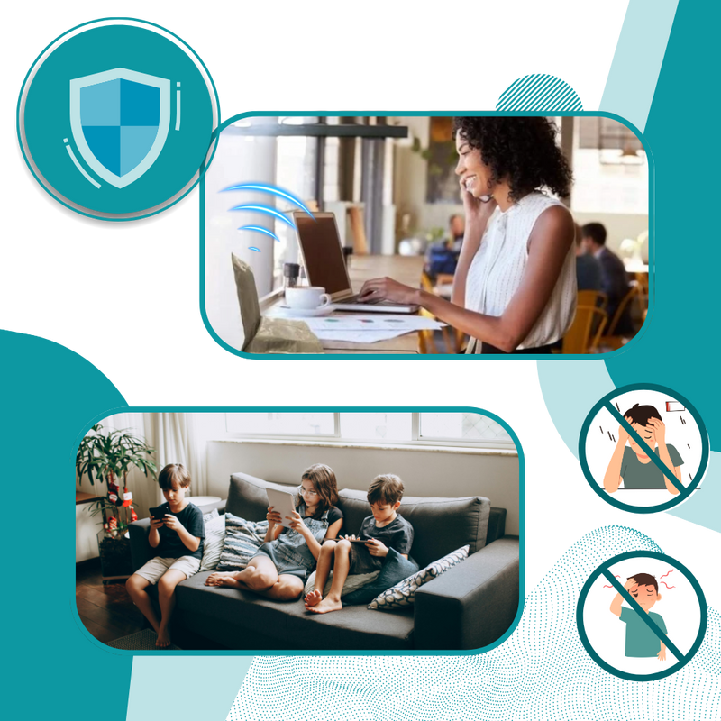 Housse de protection contre les champs électromagnétiques et les radiofréquences (EMF & RF)