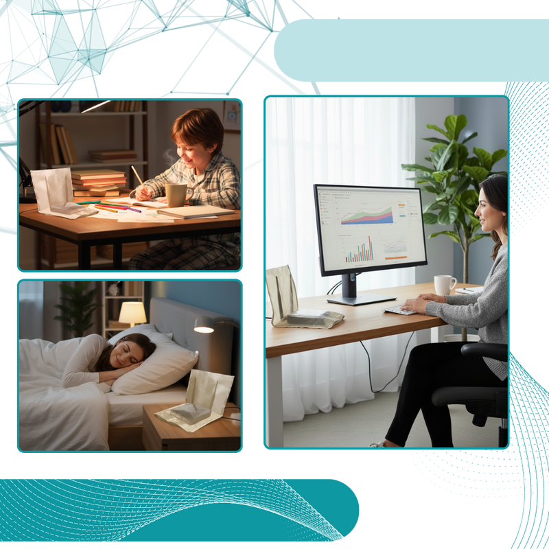 Housse de protection contre les champs électromagnétiques et les radiofréquences (EMF & RF)