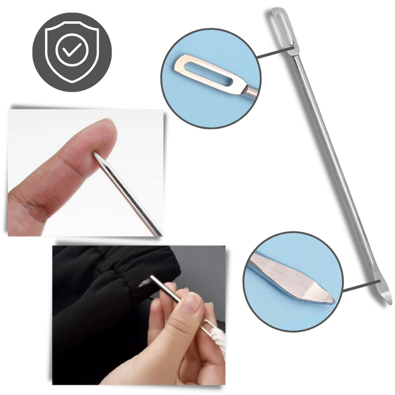 Enfileur facile de cordon de serrage de la ceinture