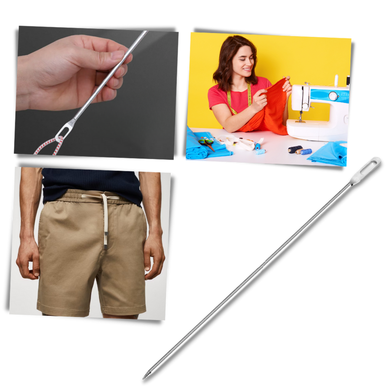 Enfileur facile de cordon de serrage de la ceinture