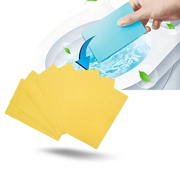 Feuilles nettoyantes écologiques pour les toilettes