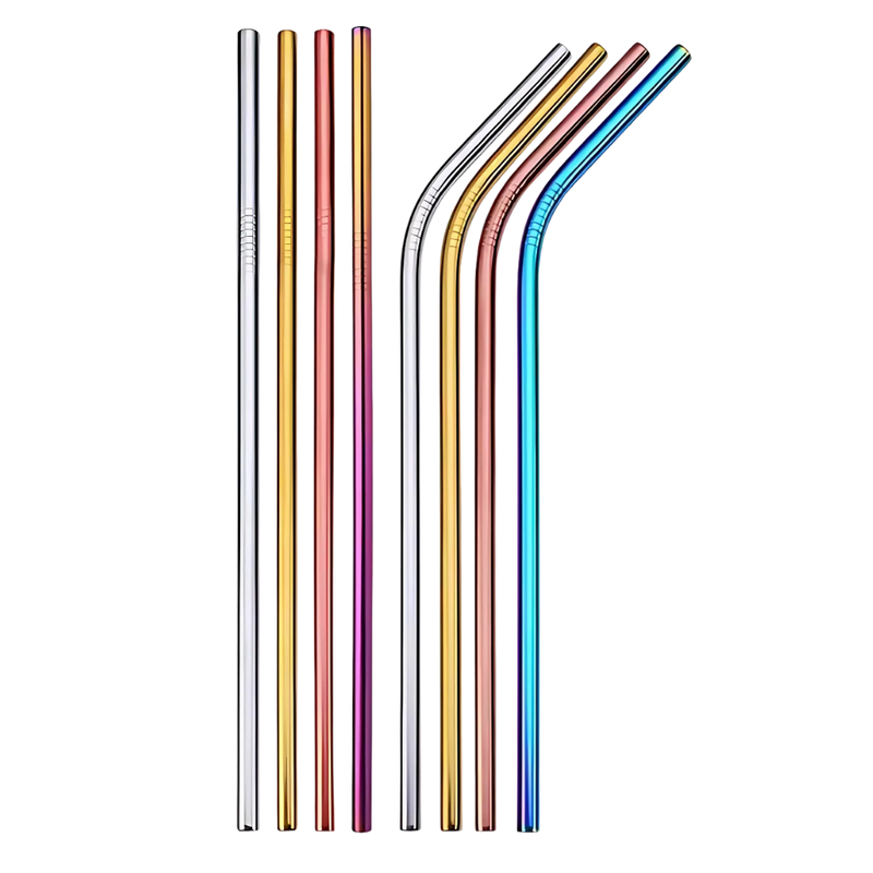 Paille réutilisable en acier inoxydable