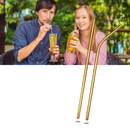 Paille réutilisable en acier inoxydable