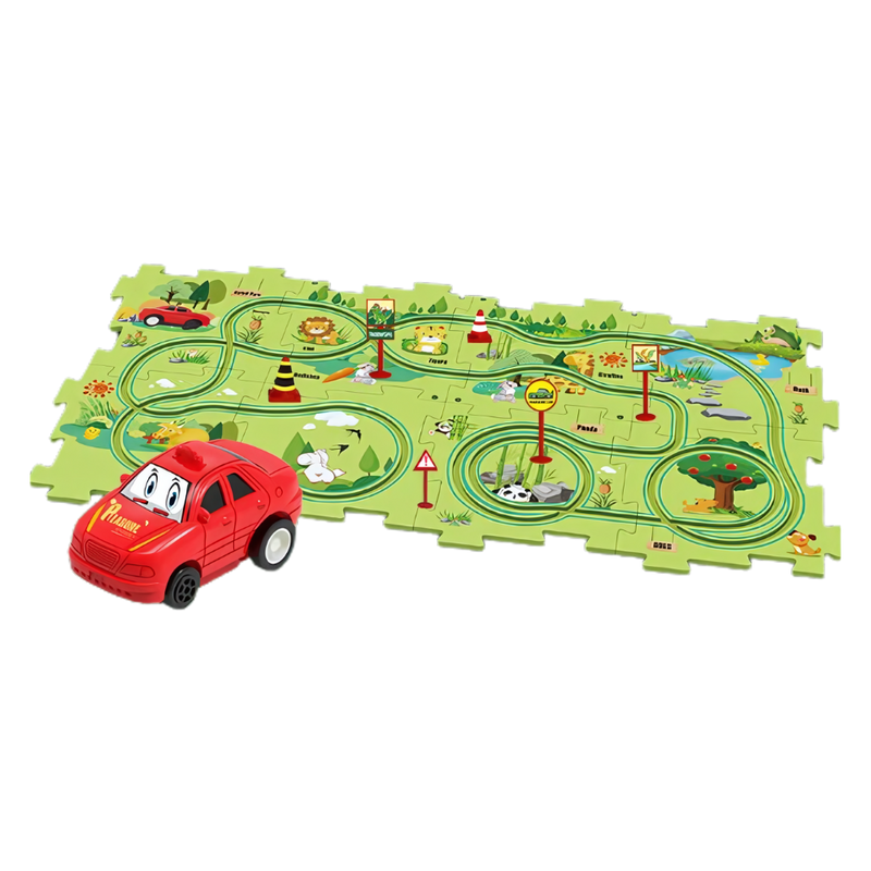 Jeu de piste ludique pour voitures électriques