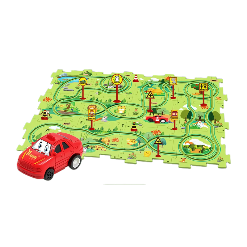 Jeu de piste ludique pour voitures électriques