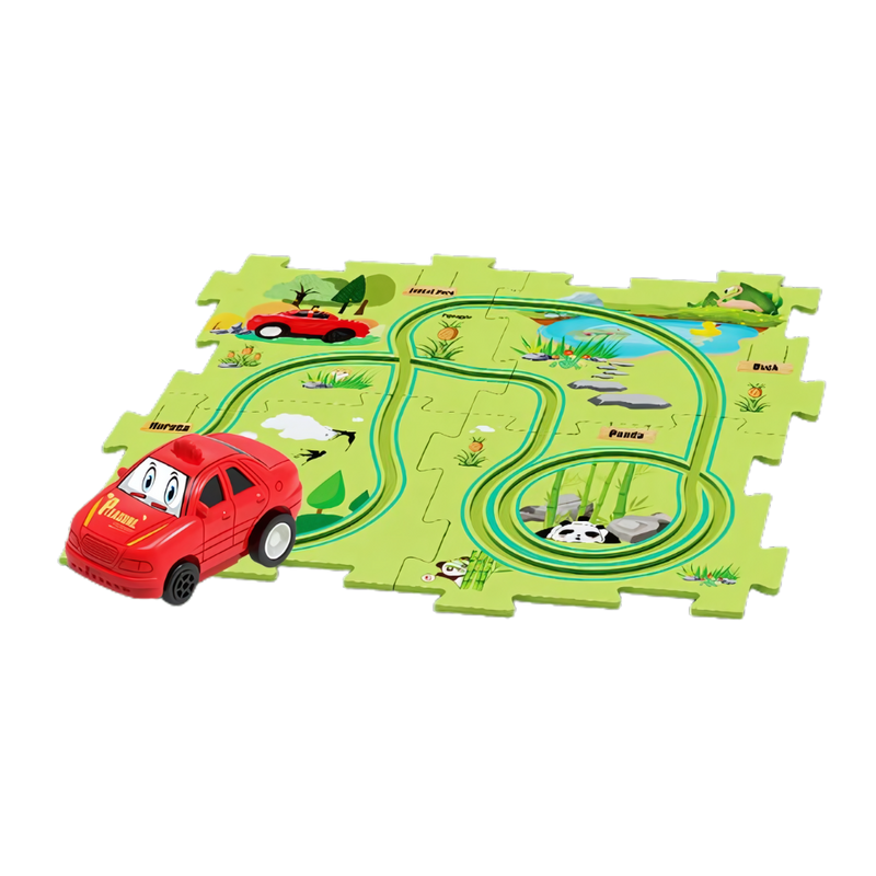 Jeu de piste ludique pour voitures électriques