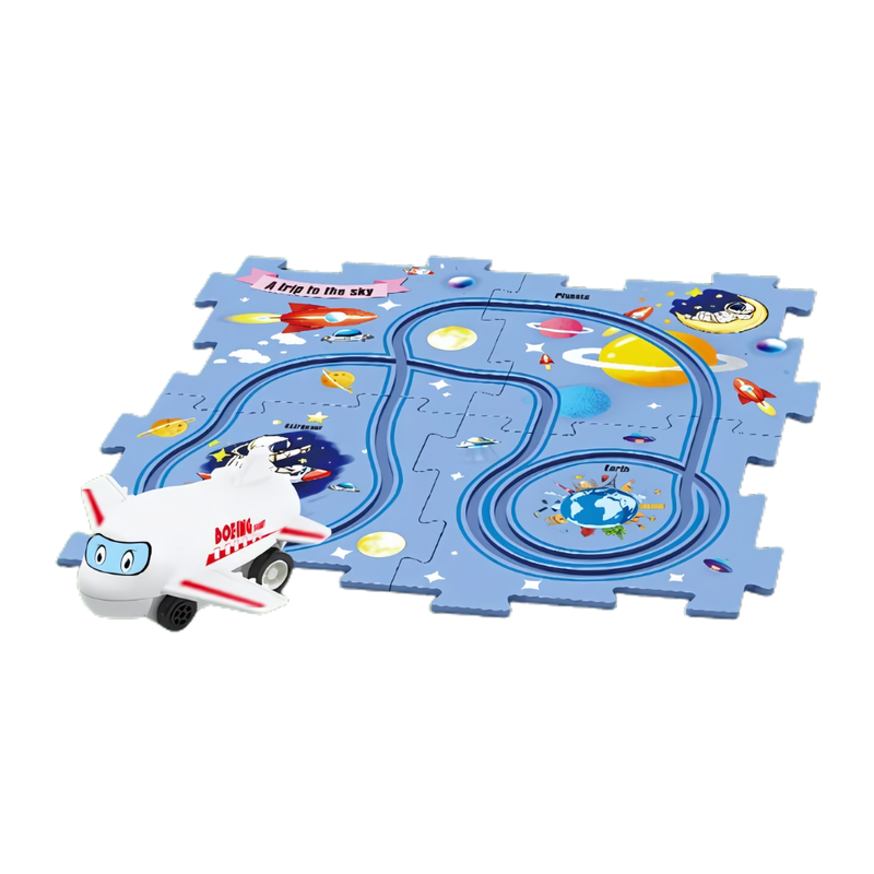 Jeu de piste ludique pour voitures électriques