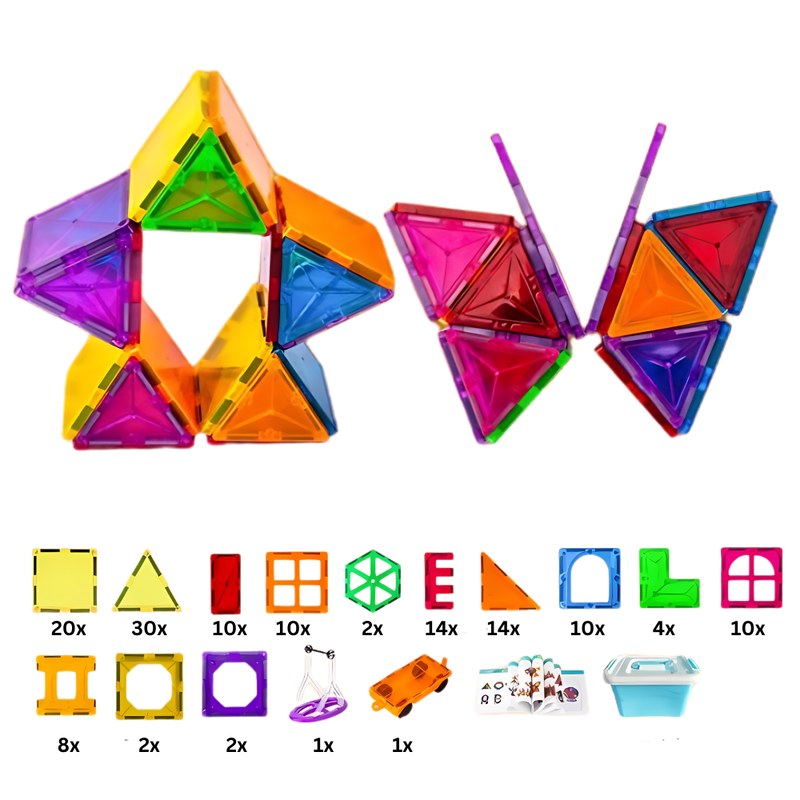 Blocs de construction magnétiques éducatifs