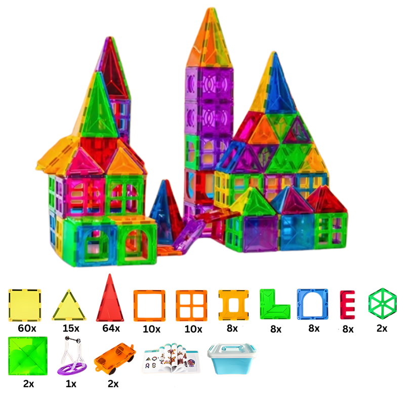 Blocs de construction magnétiques éducatifs
