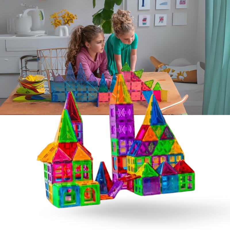 Blocs de construction magnétiques éducatifs