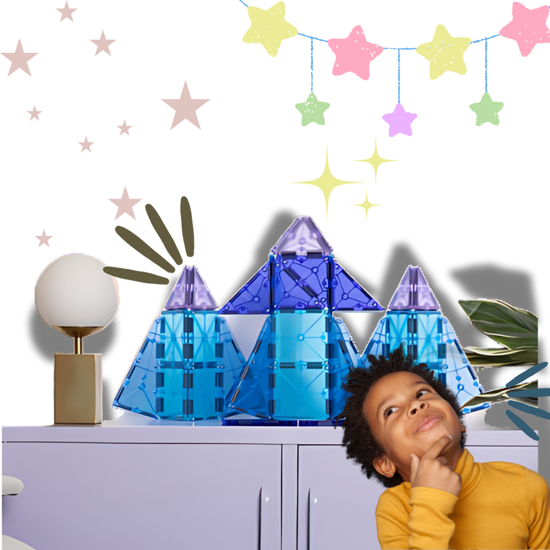 Blocs de construction magnétiques éducatifs