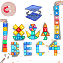 Blocs de construction magnétiques éducatifs