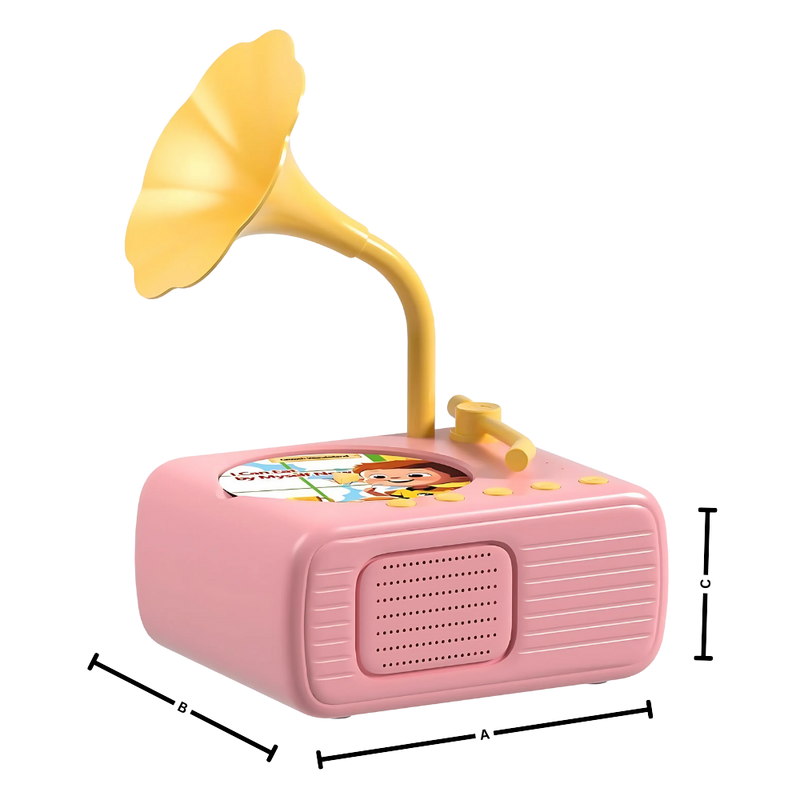 Jouet éducatif gramophone rétro