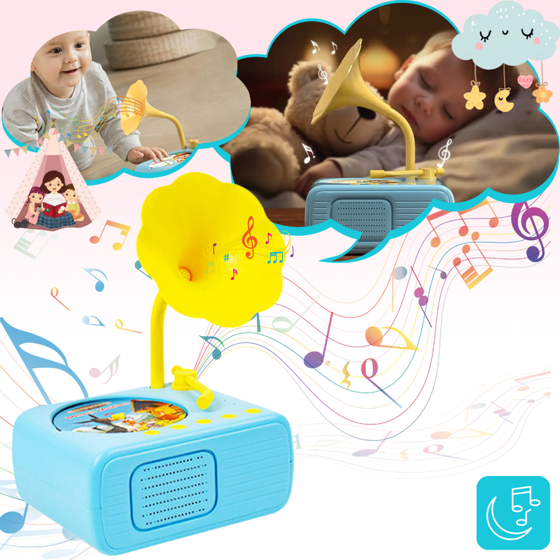 Jouet éducatif gramophone rétro