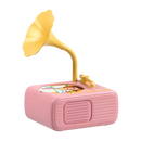 Jouet éducatif gramophone rétro