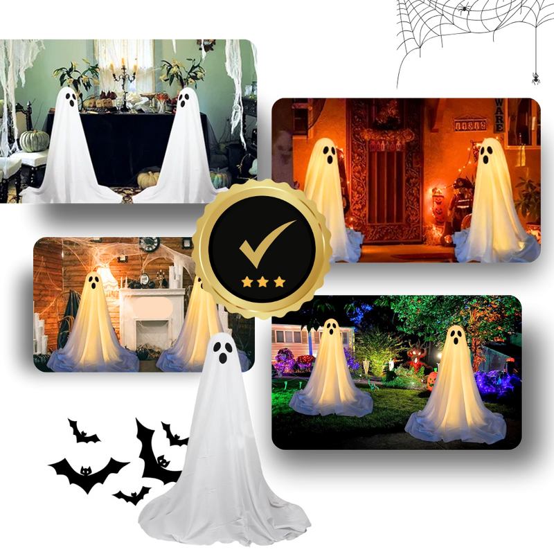 Fantôme lumineux et effrayant pour Halloween