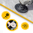 Disque de polissage efficace pour perçeuse