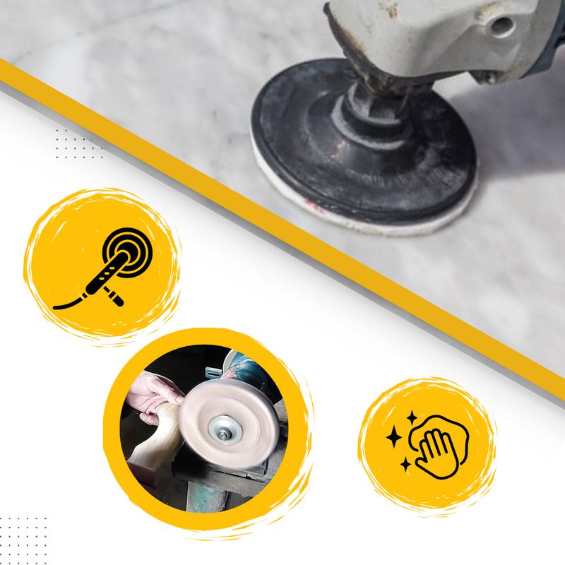 Disque de polissage efficace pour perçeuse