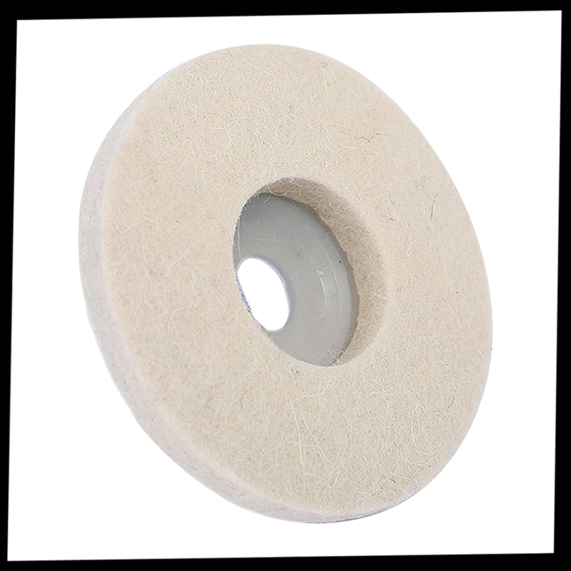 Disque de polissage efficace pour perçeuse
