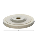 Disque de polissage efficace pour perçeuse