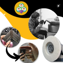 Disque de polissage efficace pour perçeuse