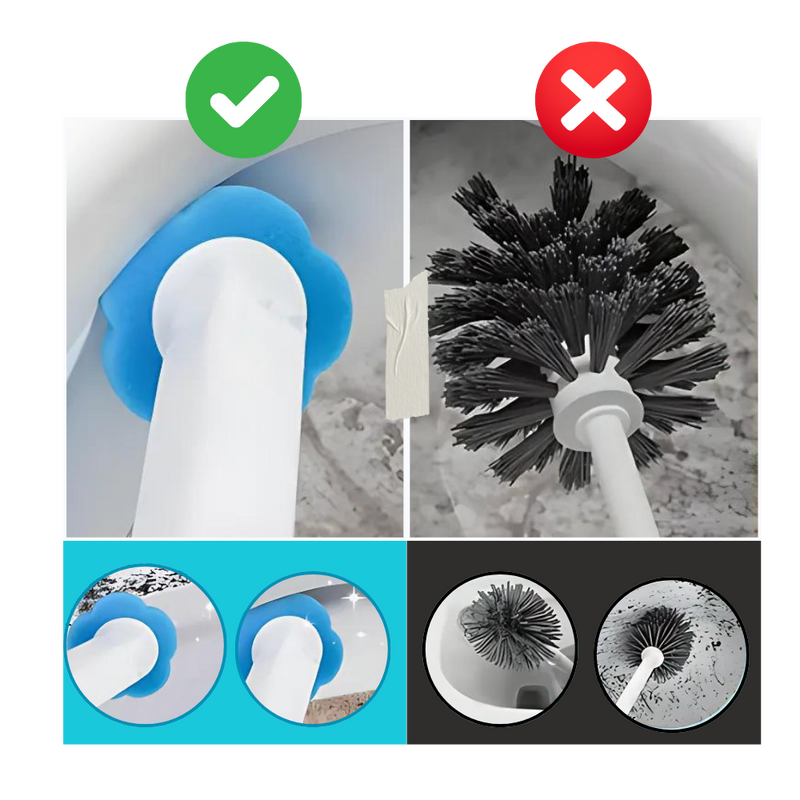 Brosse de toilette jetable pour un nettoyage efficace
