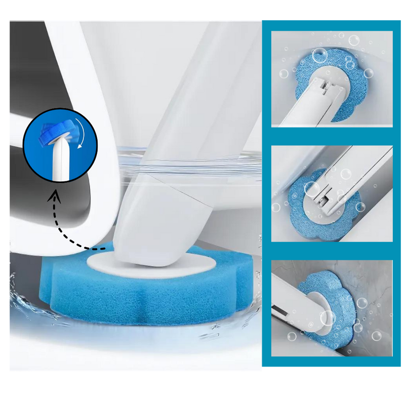 Brosse de toilette jetable pour un nettoyage efficace