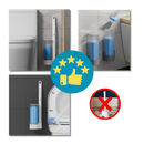 Brosse de toilette jetable pour un nettoyage efficace