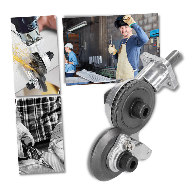 Set de coupe-plaques pour perceuse électrique