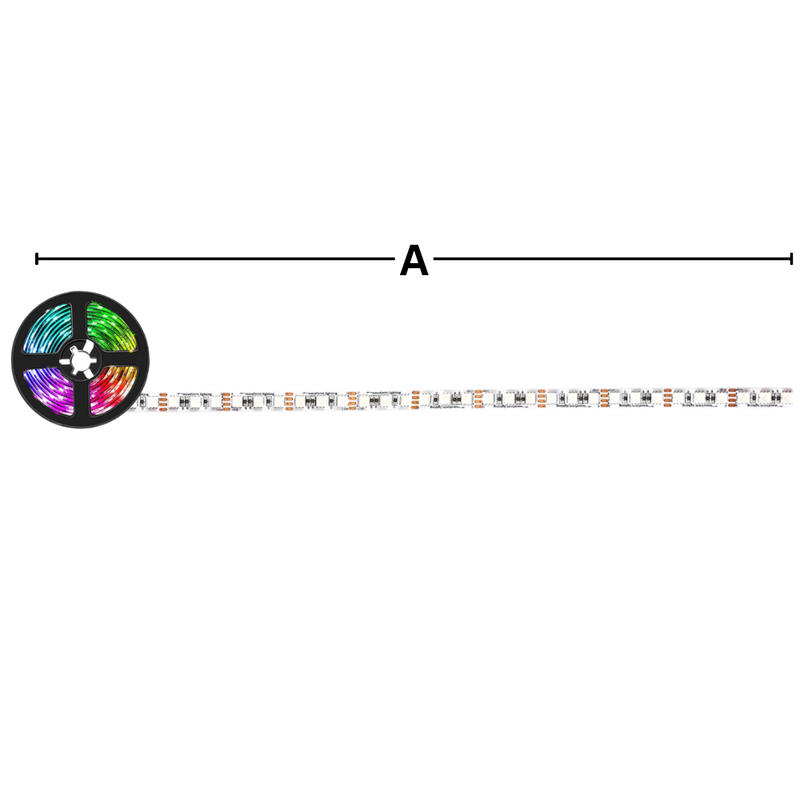 Bande lumineuse LED RVB économe en énergie