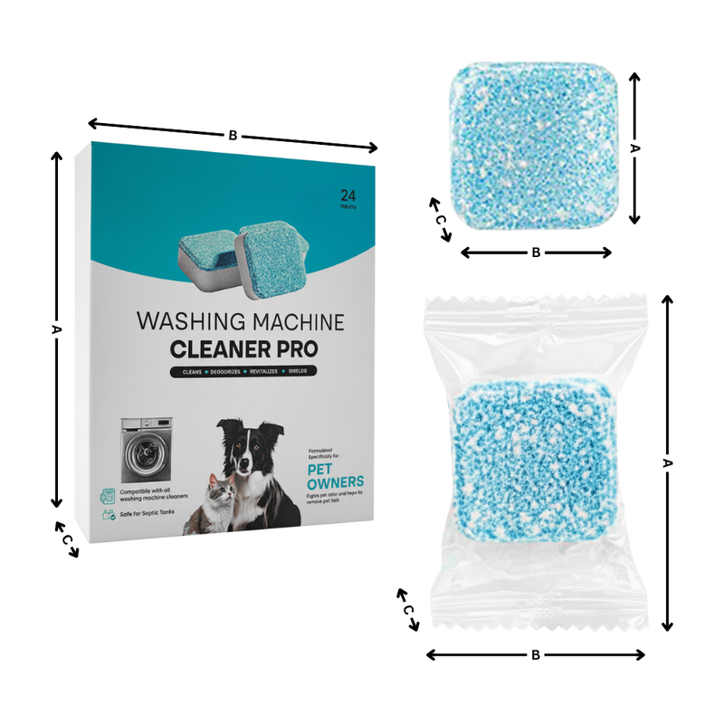 Tablettes nettoyantes aux enzymes pour lave-linge