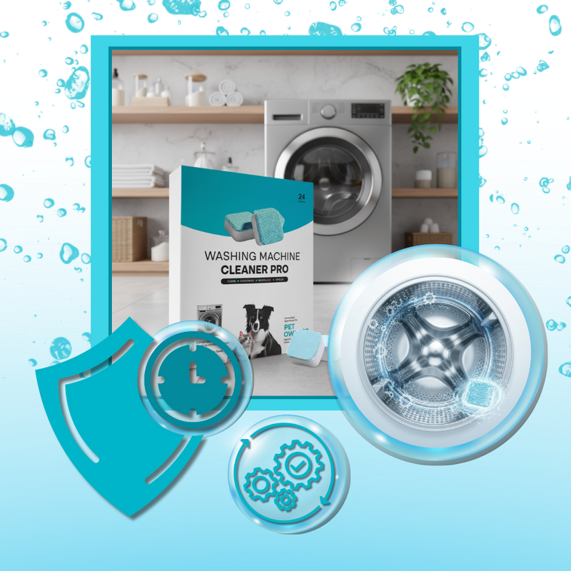 Tablettes nettoyantes aux enzymes pour lave-linge