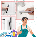 Brosse à coulis souple et ergonomique