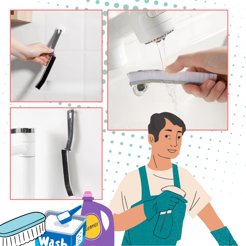 Brosse à coulis souple et ergonomique