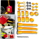 Bec verseur flexible pour bidon d'essence