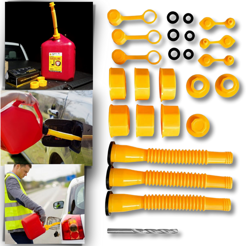 Bec verseur flexible pour bidon d'essence