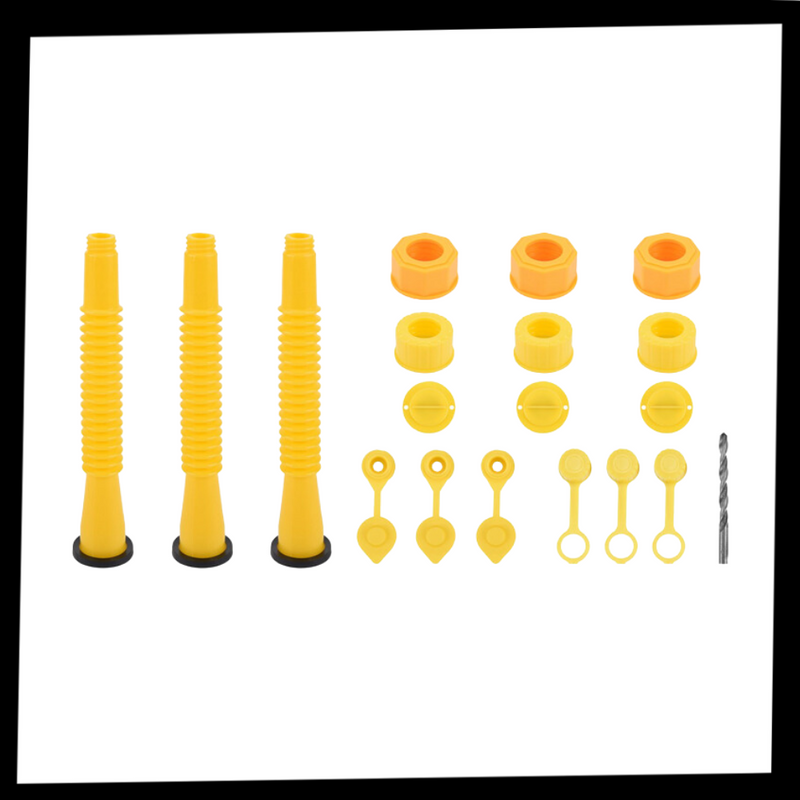 Bec verseur flexible pour bidon d'essence