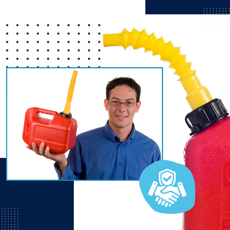 Bec verseur flexible pour bidon d'essence