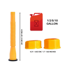 Bec verseur flexible pour bidon d'essence