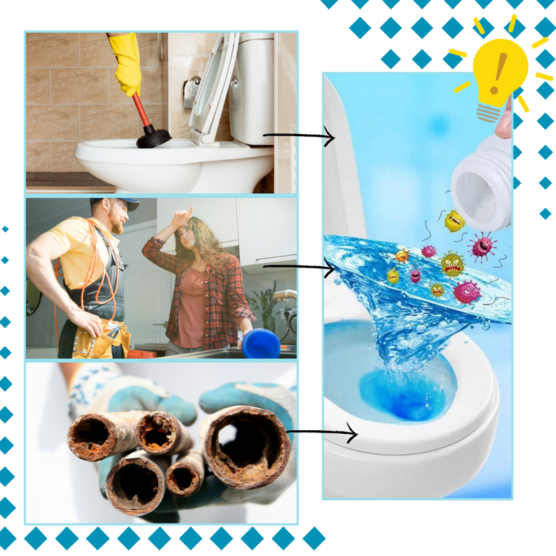 Nettoyeur de drains à action rapide