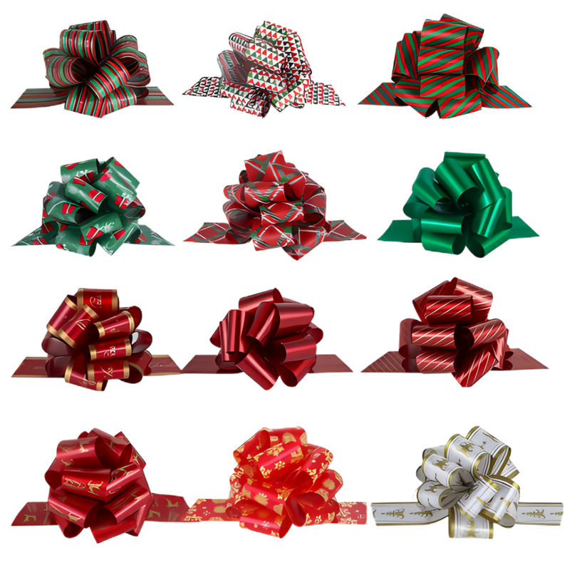 Noeuds en ruban festifs à assemblage facile