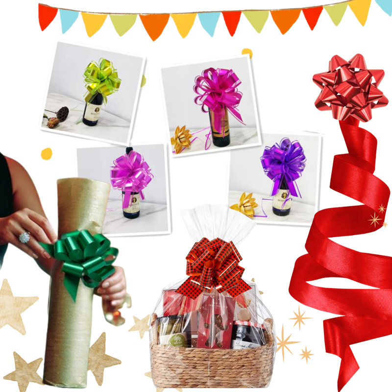 Noeuds en ruban festifs à assemblage facile