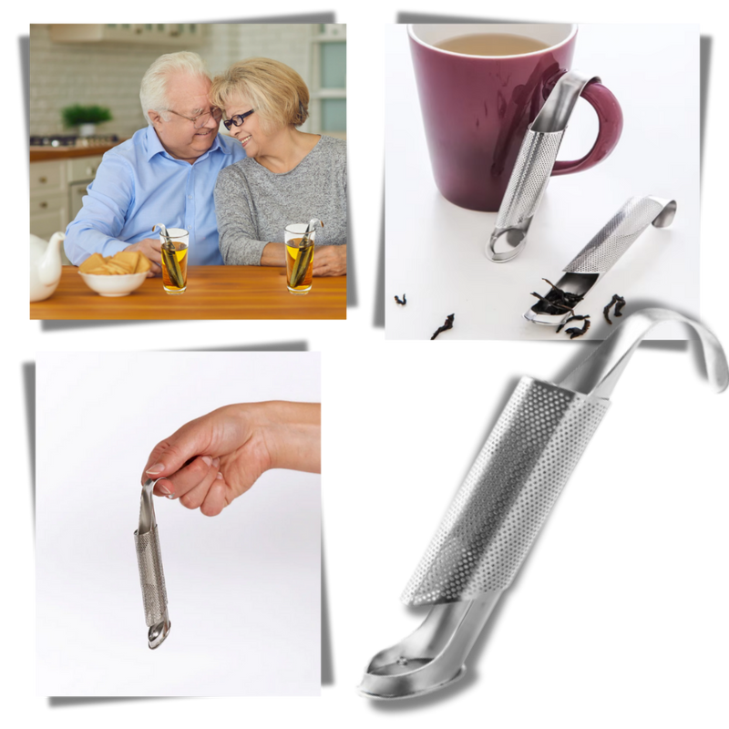 Passoire à thé en acier inoxydable à mailles fines