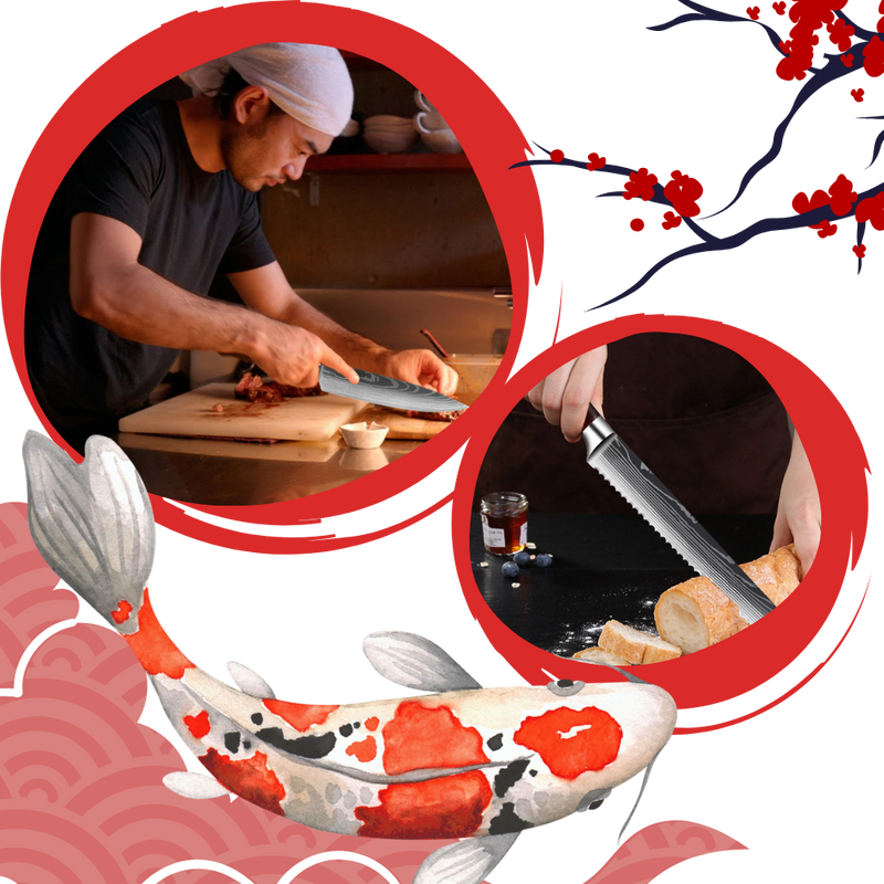 Série de couteaux japonais Firestone