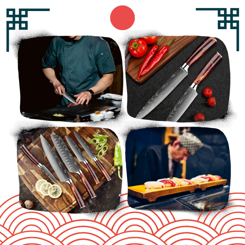 Série de couteaux japonais Firestone