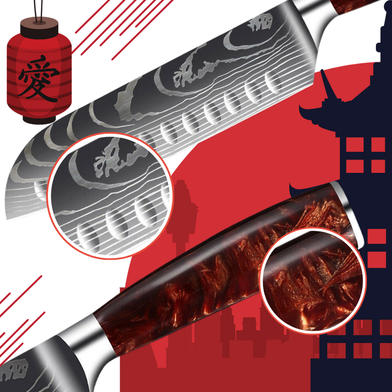 Série de couteaux japonais Firestone