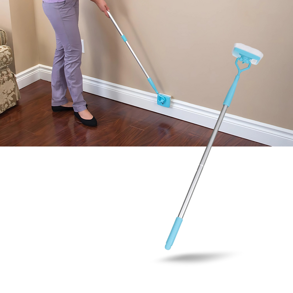 Brosse de nettoyage flexible pour plinthes