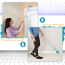 Brosse de nettoyage flexible pour plinthes