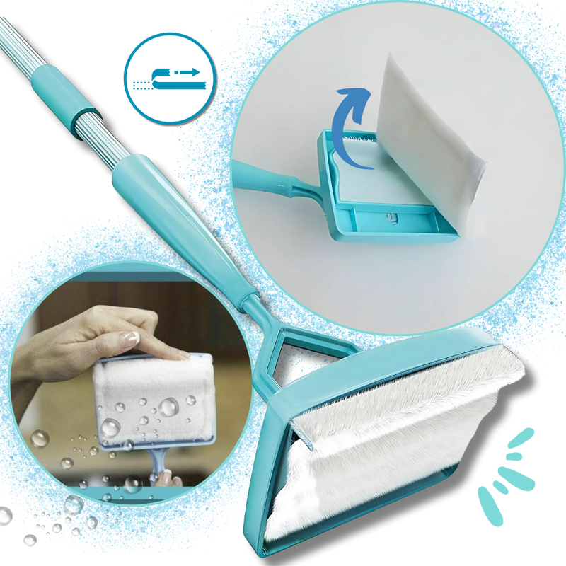 Brosse de nettoyage flexible pour plinthes